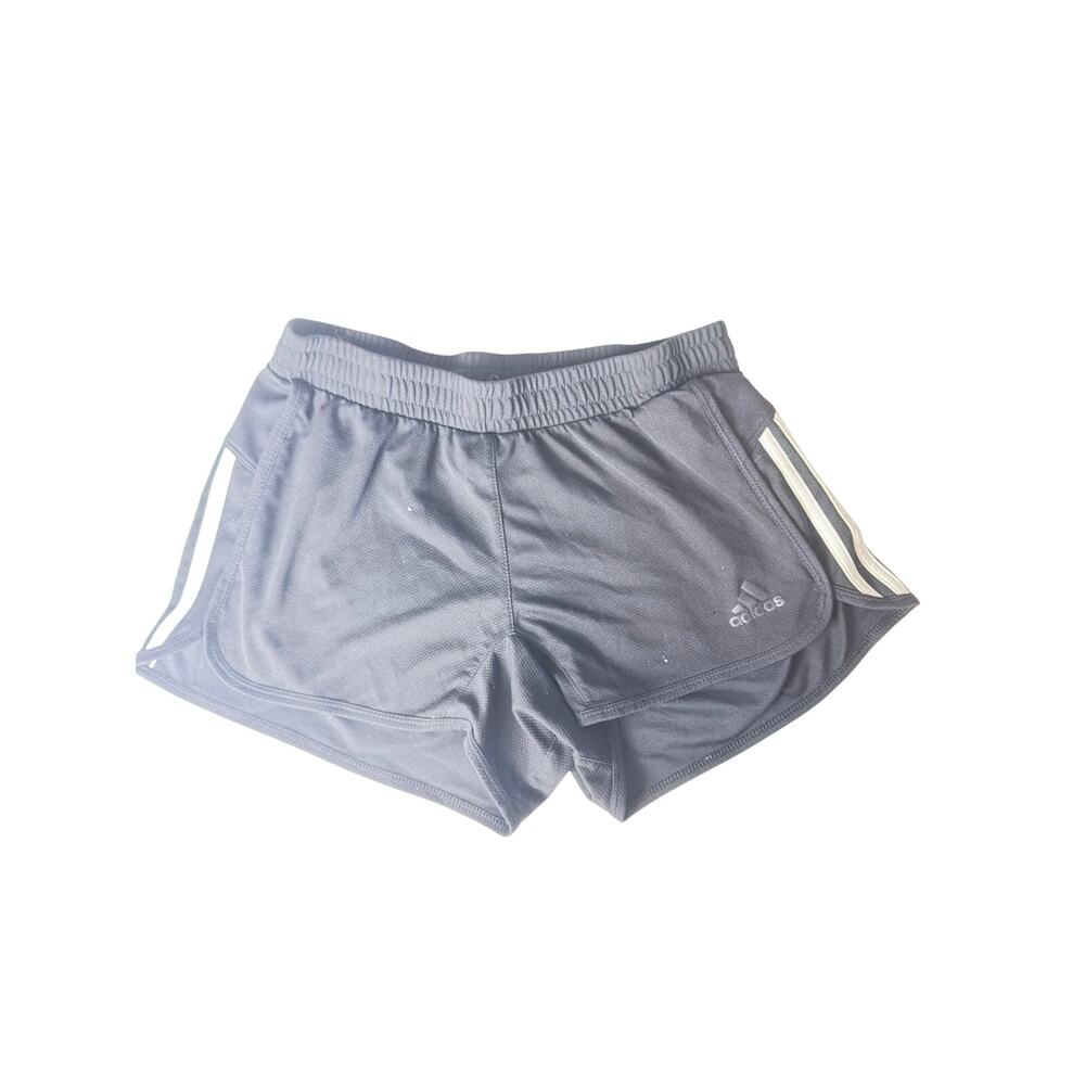 Adidas Climalite 3 Stripe Running Shorts Size S Black